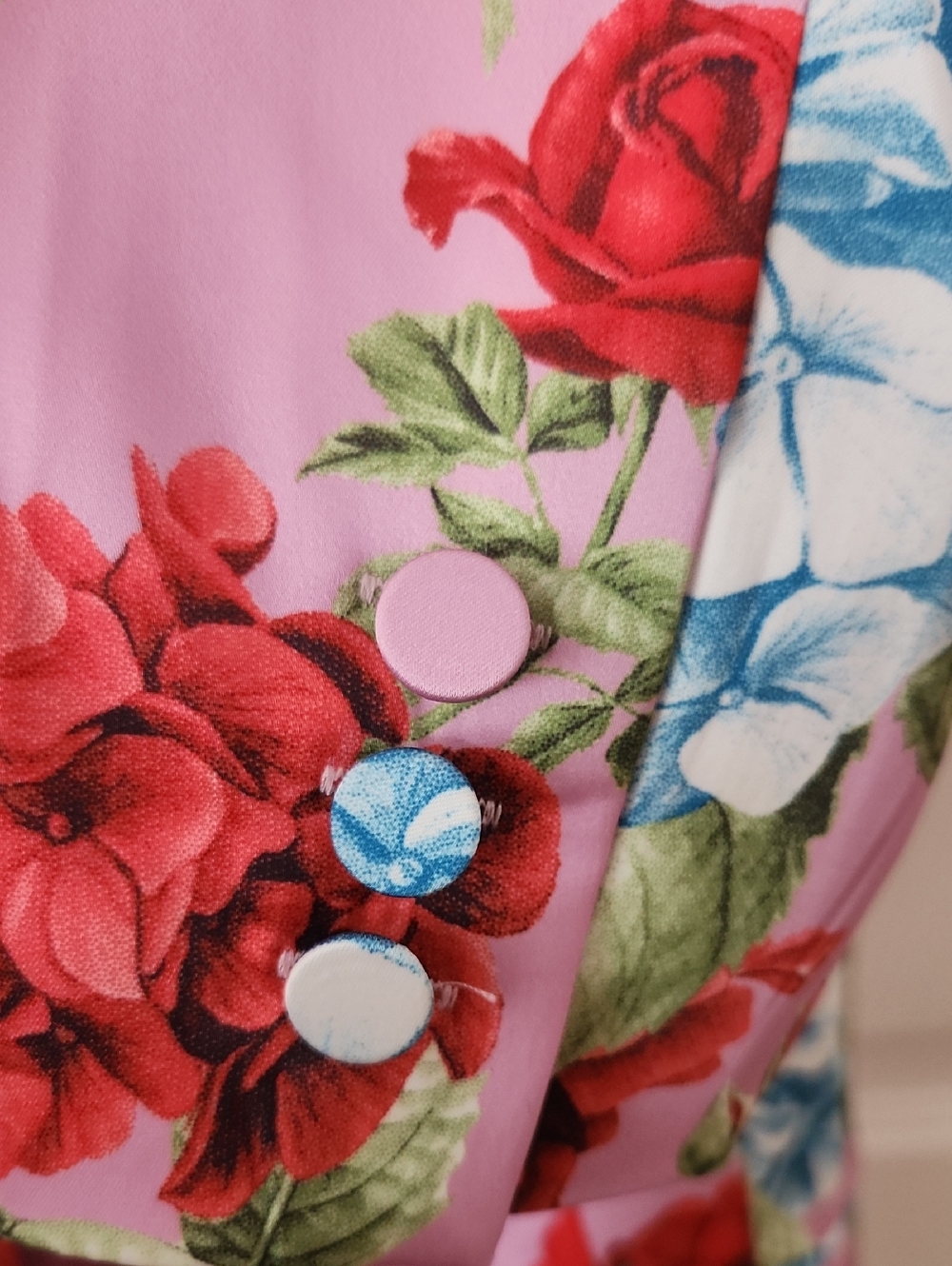 Beautiful Pink Floral Blazer - Picture 7 of 8